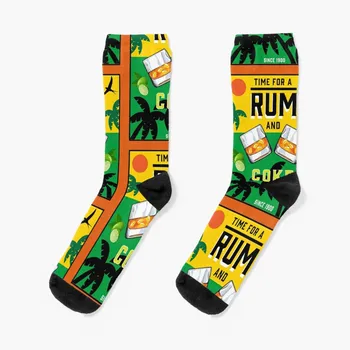 Ромова напитка | Пиячи на ром | Куба | Лятно часово време | Бар и кръчма декор чорапи нехлъзгащи футболни чорапи мъжки чорапи луксозни дамски
